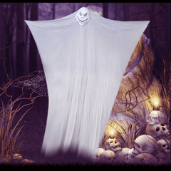 Halloween Hanging Creepy Ghost Curtain Party Decoration Display Prop