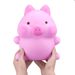 Squishy géant en forme de cochon rose Kawaii de 26 cm, jouet mignon et parfumé à rebond lent