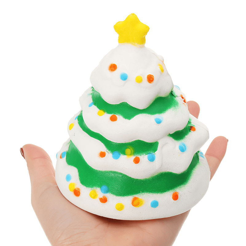 Modelo de fruta de árbol de Navidad Colección de squishy para niños Regalo Decoración Juguete Embalaje original