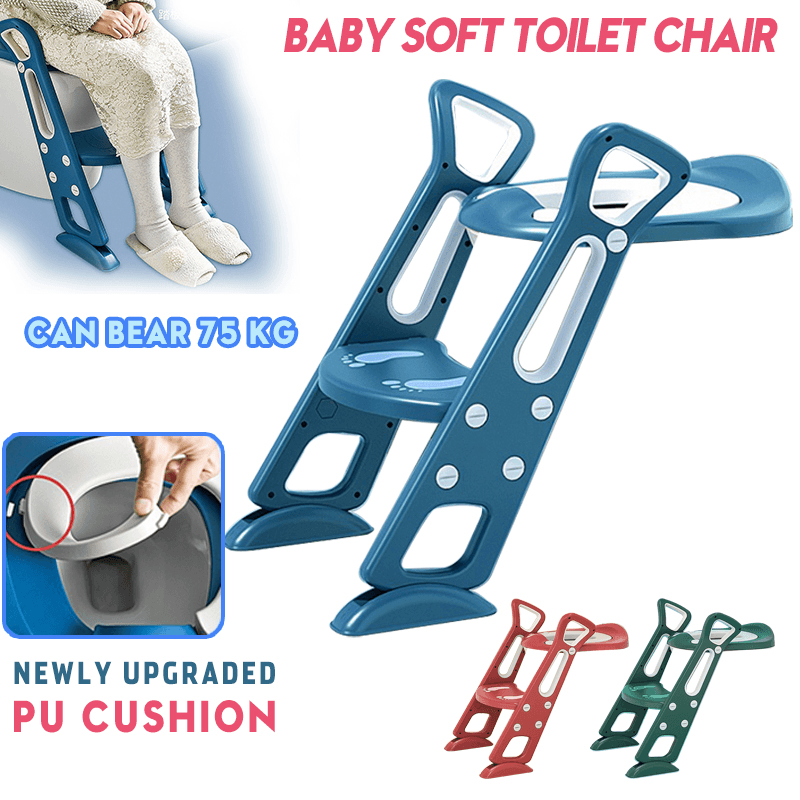 Asiento de entrenamiento para ir al baño para bebés y niños con taburete y escalera Silla de baño para niños pequeños