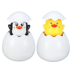 Children Bath Shower Toys Spraying Water Duck Penguim Eggs Cartoon Cute Bathroom Showering Toy