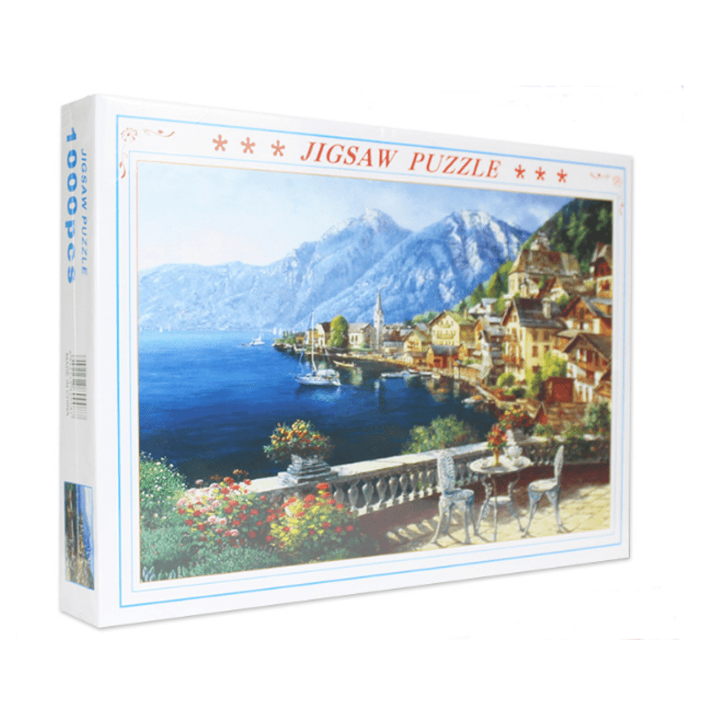 1000 Pieces Paper Puzzle Landscape Architecture Series Children Adult Educational Leisure Jigsaw Puzzle Toy