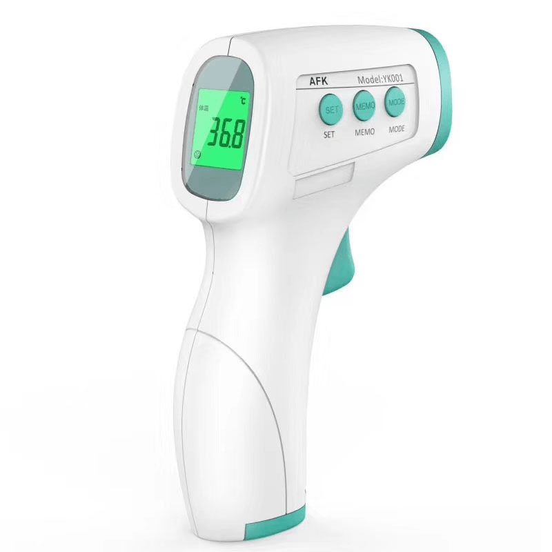 Thermomètre infrarouge électronique frontal portable certifié CE/FDA sans contact LCD numérique testeur de mesure de la température de la fièvre pour bébé adulte enfant thermomètre numérique