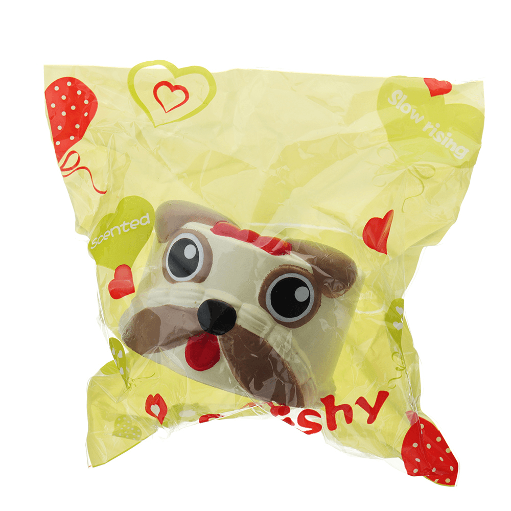 Dog Head Squishy 9*6CM Slow Rising with Packaging Collection Gift Soft Toy