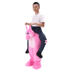 Disfraz de mascota Carry Me Back para Halloween, disfraz de animales para fiesta, disfraz de adulto