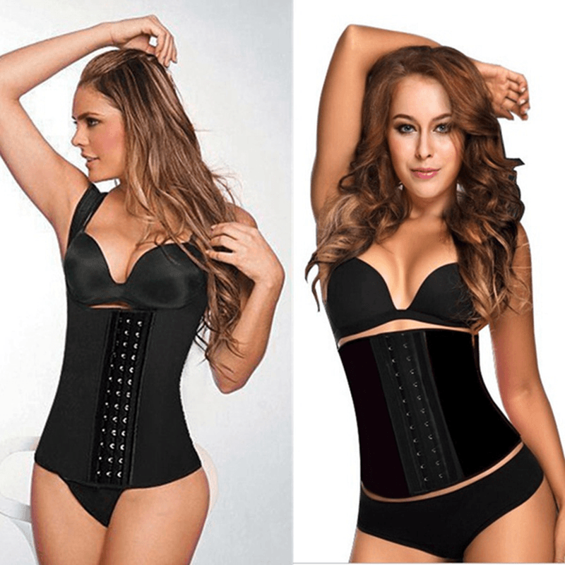 Corset amincissant en latex et caoutchouc pour femme