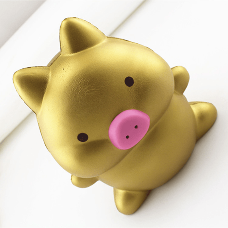 Squishy géant en forme de cochon rose Kawaii de 26 cm, jouet mignon et parfumé à rebond lent