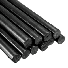 10 barras de pegamento termofusible negras de 11 mm x 200 mm para reparar modelos de manualidades