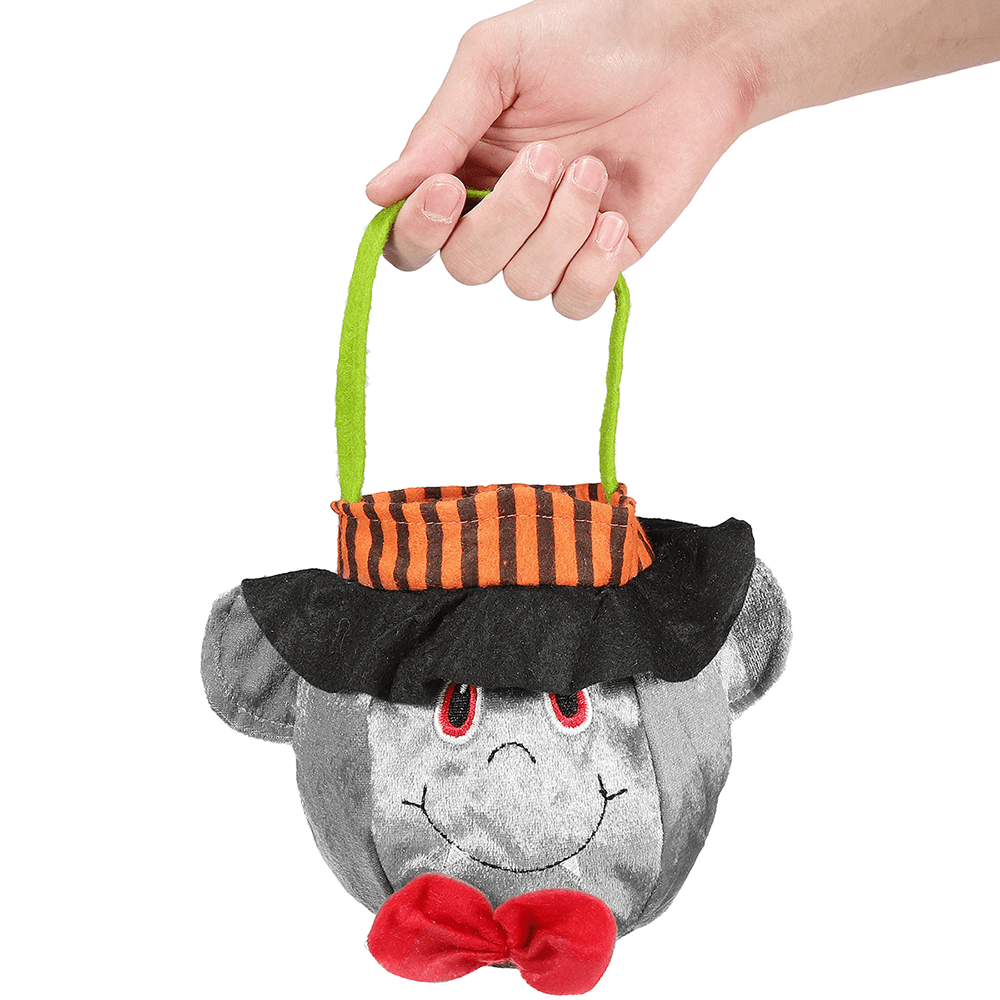 Bolsa de mano de Halloween, bolsa de calabaza de bruja, bolsa de dulces para disfraces de cosplay, juguetes de decoración