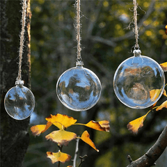 Adornos de bolas de cristal de perla para decoración del hogar, para fiestas navideñas, 6 cm, juguetes para niños, regalo para niños