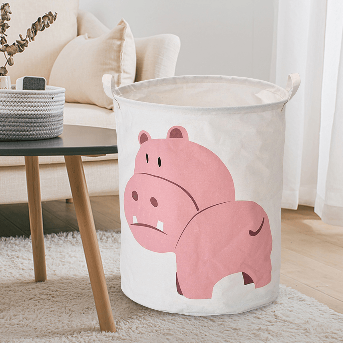 Cartoon Animals Cloth Laundry Basket Storage Bag Laundry Clothes Organizer Pack Toy Artifacts