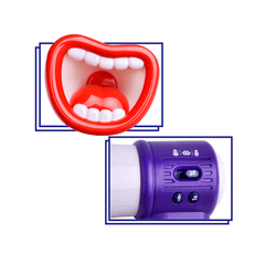 Amplificador de sonido variable creativo Megáfono de voz Divertido grabador de cinta para niños Juguetes