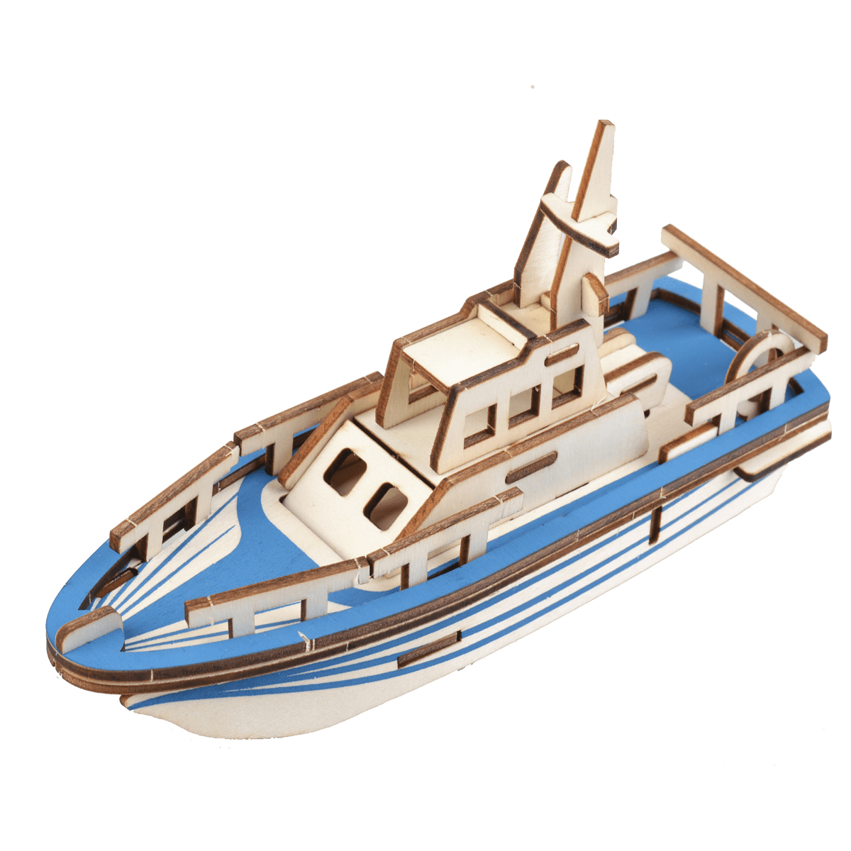 3D Woodcraft Assembly Battleship Series Kit Jigsaw Puzzle Toy Decoration Model for Kids Gift