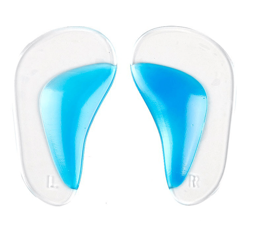 1 paire de coussinets de soin des pieds, semelles orthopédiques de soutien de la voûte plantaire en gel correcteur, outils de pédicure pour les pieds