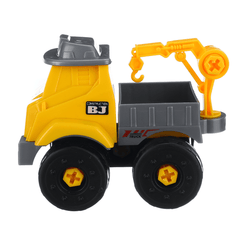 4 IN1 Camion Construction Véhicule Coulissant Excavateur Amovible Assemblage Vis Écrou Puzzle DIY Assemblage Moulé Sous Pression Modèle De Voiture Jouet Ensemble pour Enfants Cadeau