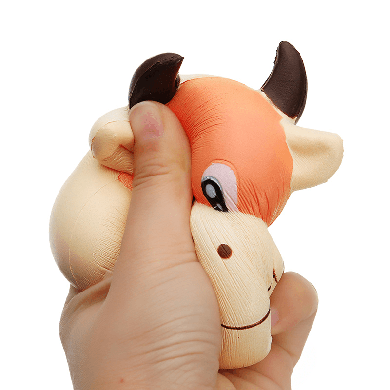 Bull Head Squishy 10*8Cm Slow Rising with Packaging Collection Gift Soft Toy