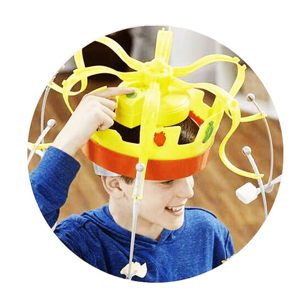 Creative Rotating Chow Crowns Hat Spinning Crown Snacks Party Novelty Parent-Children Interactive Game Jokes Toys for Kids Adult Gift