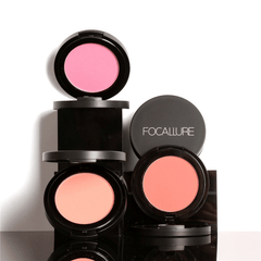 FOCALLURE Cheek Blusher Powder Blush Beauty Makeup Soft Nature Rouge Glossy Face Blush