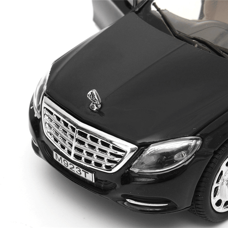 Modelo de coche de metal fundido a presión S600 Limousine 1:32 20,5 X 7,5 X 5 cm Coche en caja negro