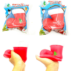 Chameleon Squishy Christmas Boots Santa Clause Boot Slow Rising with Packaging Gift Decor Toy