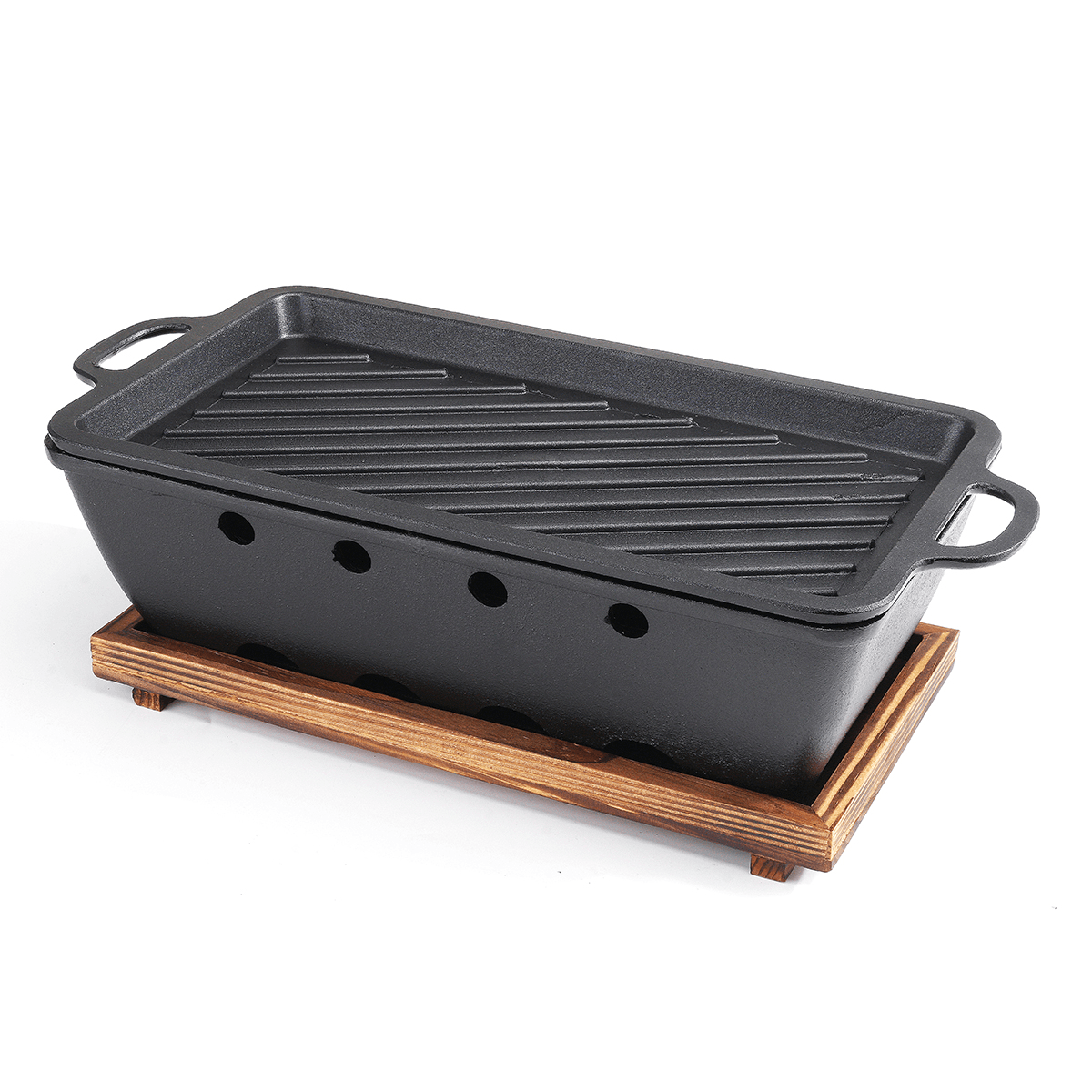 36*13*20CM Outdoor Mini BBQ Charcoal Grill Barbecue Kits for Garden Yard Party