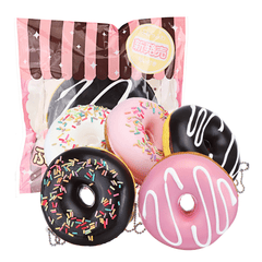 Cake Squishy Chocolate Donuts 9CM Scented Doughnuts Squeeze Jumbo Gift Collection with Packaging