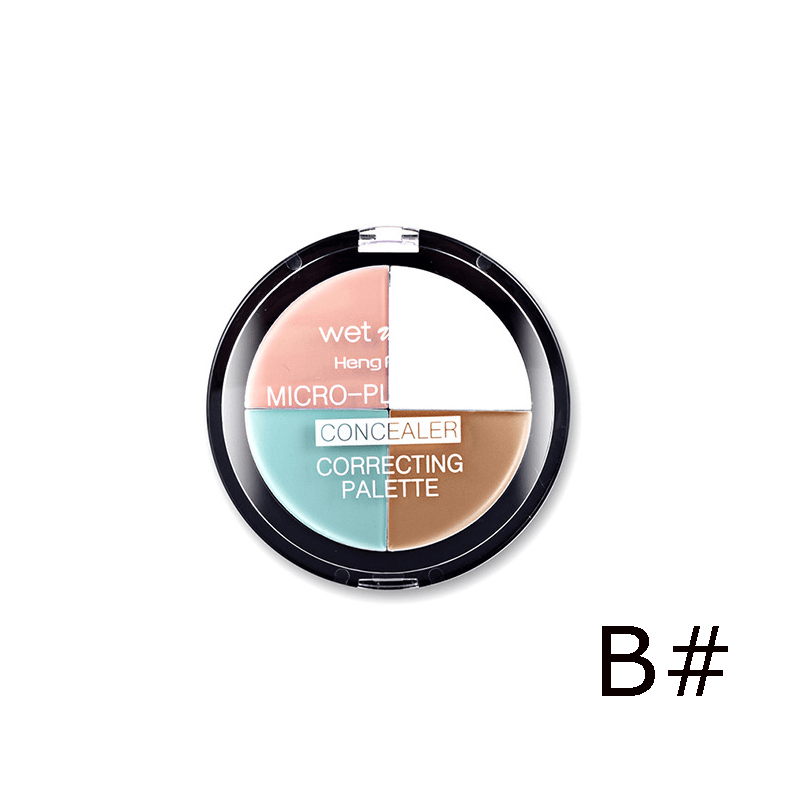 3 Style 4 Colors Natural Concealer Foundation Base Face Cream Make up Bronzer Long Lasting