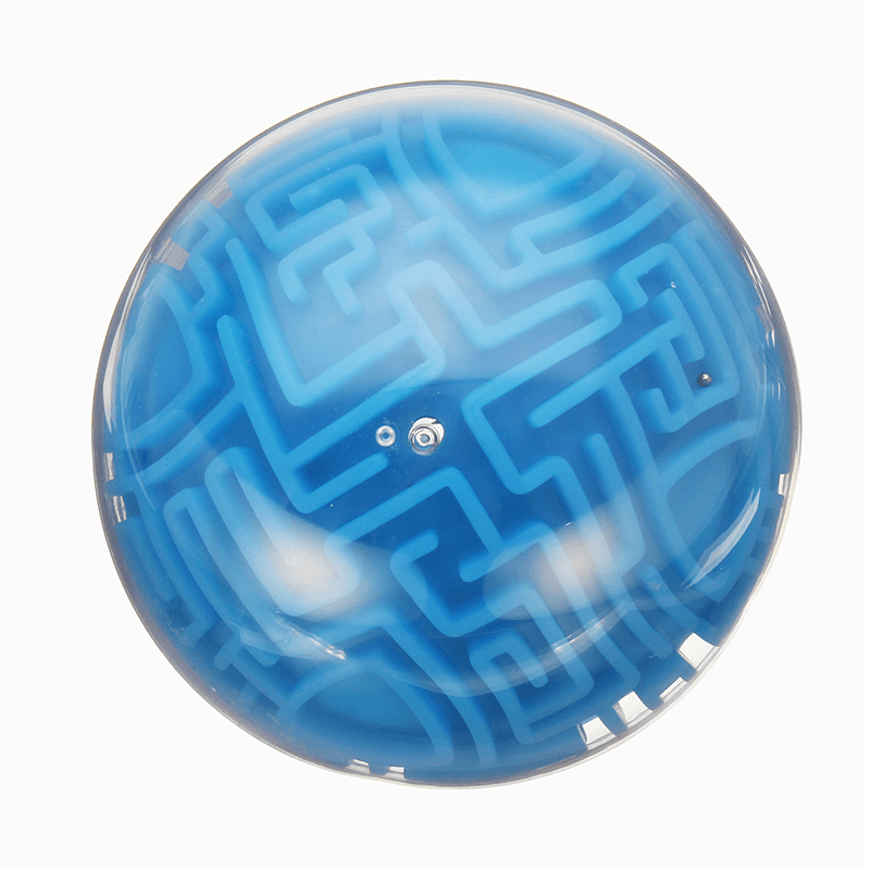 3D Labyrinth Maze Ball Toys Puzzle Track Speed Balance Finger Rolling Ball Intelligence Game Toy