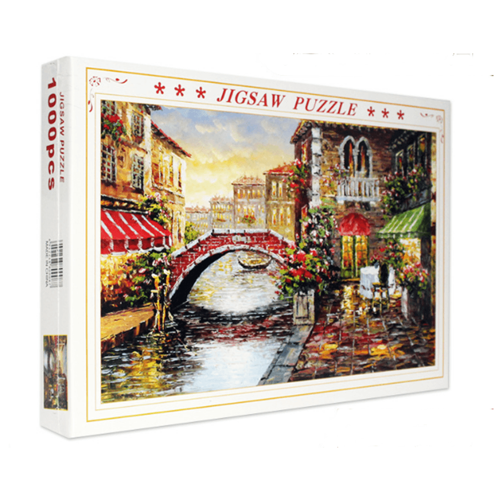 1000 Pieces Paper Puzzle Landscape Architecture Series Children Adult Educational Leisure Jigsaw Puzzle Toy