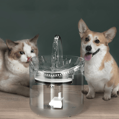 Distributeur d'eau pour animaux de compagnie de 1,8 L avec filtre à circulation automatique