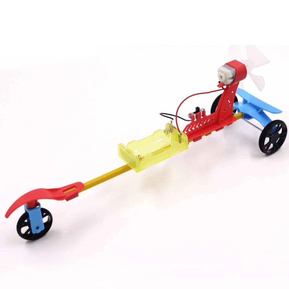 Coche de carreras eléctrico F1 Air Slurry, triciclo eólico, juguete para hacer uno mismo, serie de tecnología, modelo de ensamblaje, juguete para niños, regalo de aprendizaje