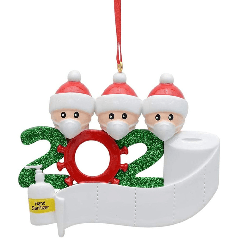 Adornos navideños con forma de figura de Papá Noel, muñeco de nieve, árbol de Navidad, regalo de Acción de Gracias, decoración del hogar, 2020