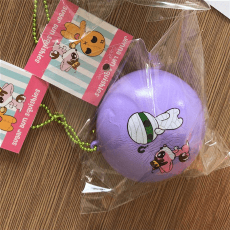 Cutie Creative 7Cm Mummy Sugar Bun Bread Hanging Ornament Squishy Gift Collection with Packaging