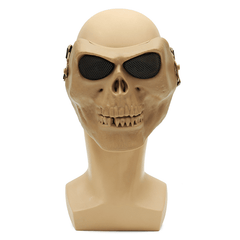 Halloween Costumes Skull Masks Retro Imitation Metal Terror Masks Half Face