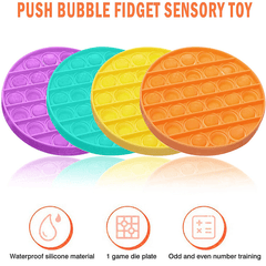 Jouet sensoriel Push Bubble Fidget 2021 pour besoins spéciaux, anti-stress, jouets d'intérieur silencieux