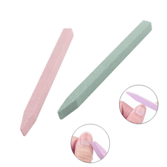 Lot de 10 limes à poncer en pierre de quartz pour nail art, outil de pédicure