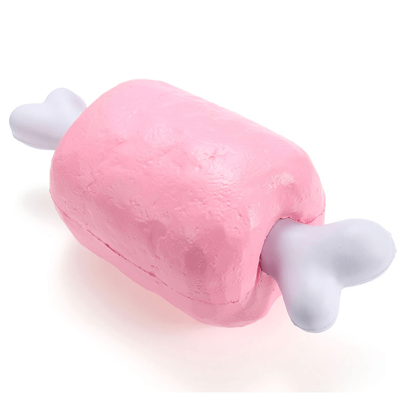 Squishy Ham avec os de viande 19 cm à montée lente Emballage d'origine Collection Cadeau Décor Jouet