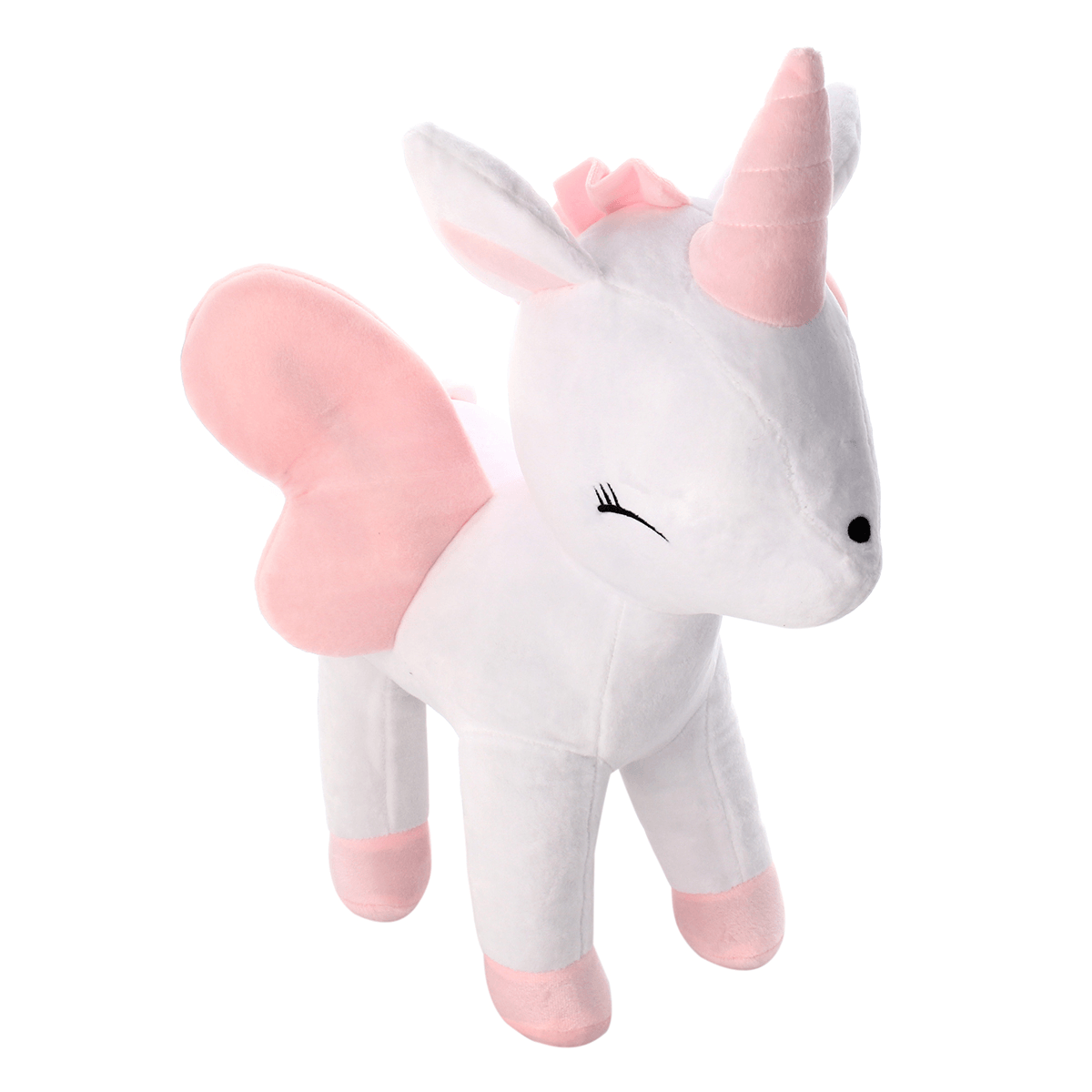 Peluche de unicornio gigante suave de 16 pulgadas, muñeco de animal, regalo para niños, accesorios para fotos