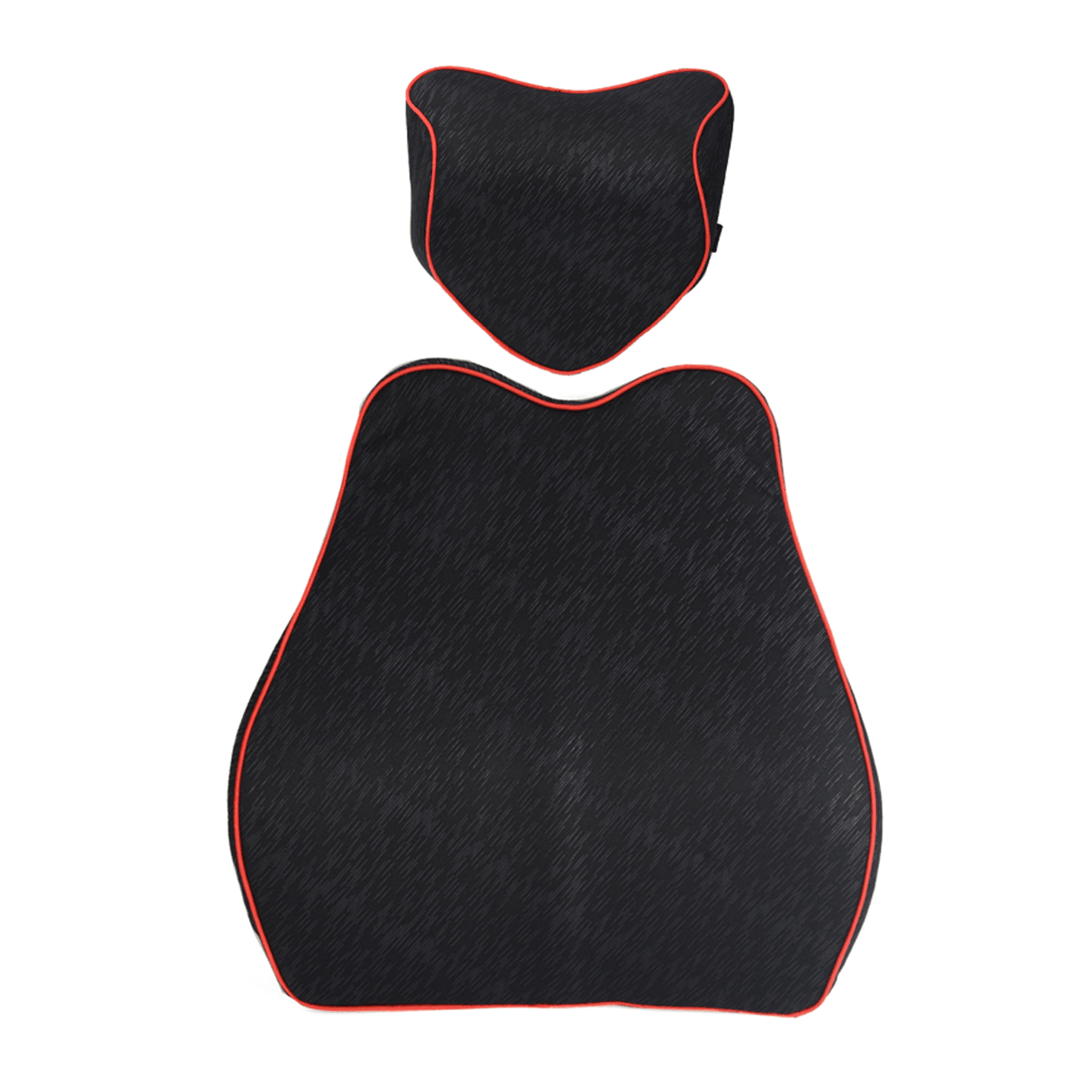 Coussin de siège de voiture en mousse à mémoire de forme pour le cou et les lombaires, masseur confortable en coton