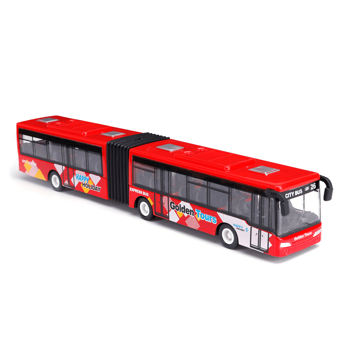 Autobús lanzadera para bebés azul/rojo/verde 1:64 de 18 cm, modelo de vehículo fundido a presión, juguete para niños