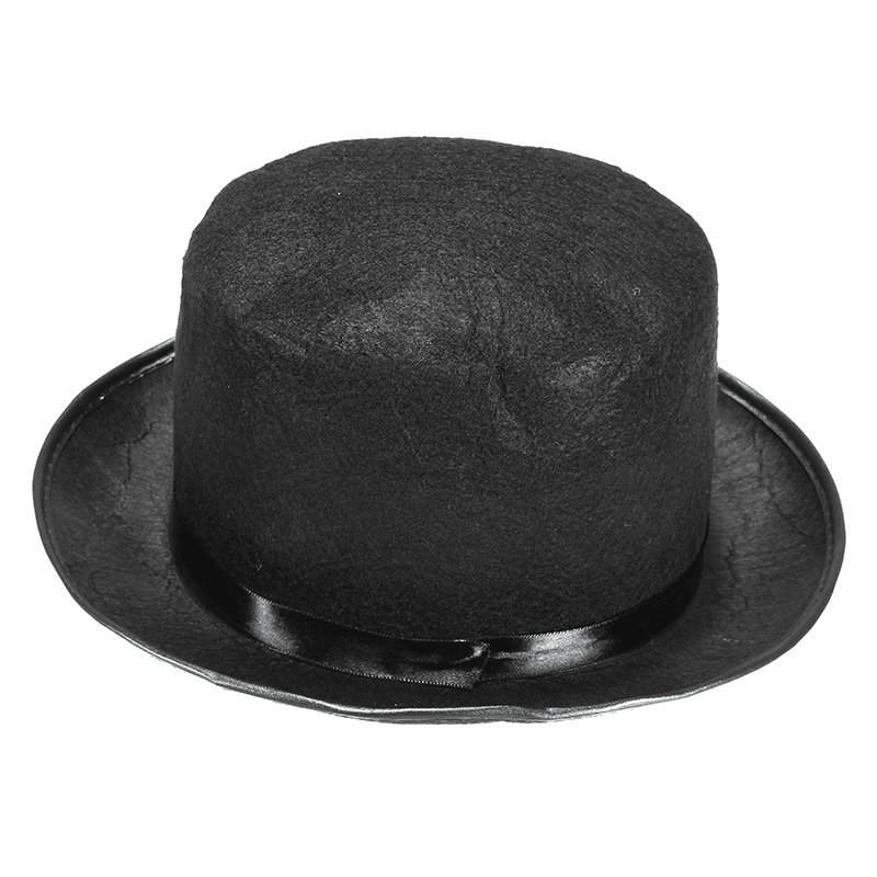 Sombrero alto negro mágico para adultos y niños de Halloween, mago, vampiro