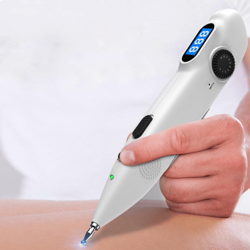 Stylo d'acupuncture avec affichage numérique Appareil de stimulation musculaire pour points d'acupuncture électrique Équipement de massage Soins de santé