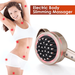 Masseur électrique amincissant 3D pour tout le corps, lumière rouge, vibration, chauffage, méridien, brosse, rouleau, outil de fitness pour le corps