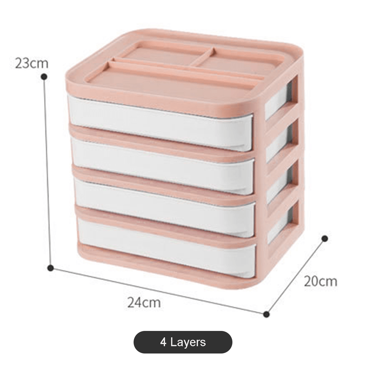 1/2/3 /4/5 Layer Cosmetic Makeup Organiser Holder Tidy Storage Jewelry Card Box Shelf Cabinet Drawer