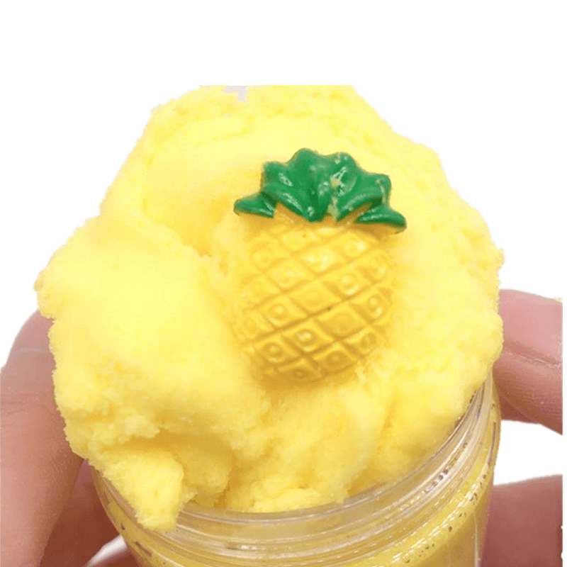 120 ml de slime aux fruits en argile de coton cristal brossé décompression bricolage cadeau anti-stress