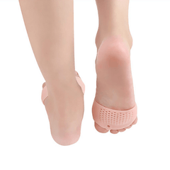 1 paire de séparateurs d'orteils en gel respirant ultra élastique, coussin correcteur d'oignon, coussin métatarsien pour hallux valgus, orteil en marteau