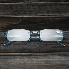 Lunettes de lecture presbytes à lumière bleue sans monture Soulagement de la fatigue Force 1,0 1,5 2,0 2,5 3,0