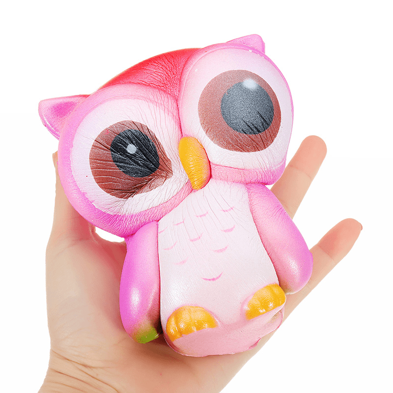 Galaxy Owl Squishy 12.5*12*7Cm Sweet Soft Slow Rising Collection Gift Decor Toy Original Packaging