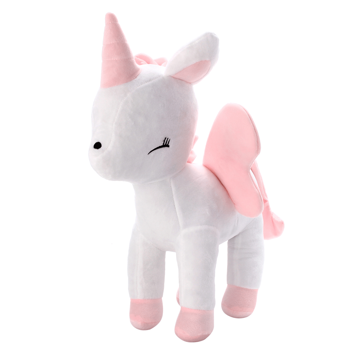 Peluche de unicornio gigante suave de 16 pulgadas, muñeco de animal, regalo para niños, accesorios para fotos