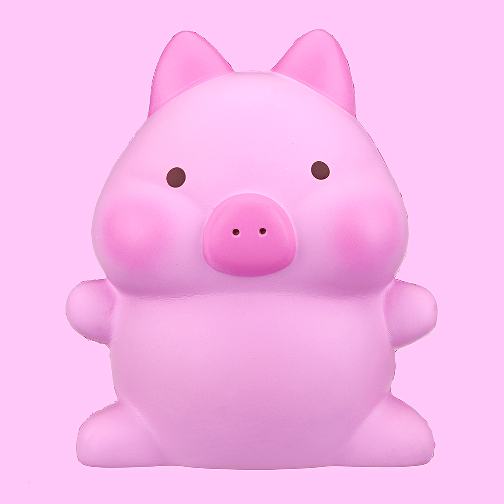 Squishy géant en forme de cochon rose Kawaii de 26 cm, jouet mignon et parfumé à rebond lent